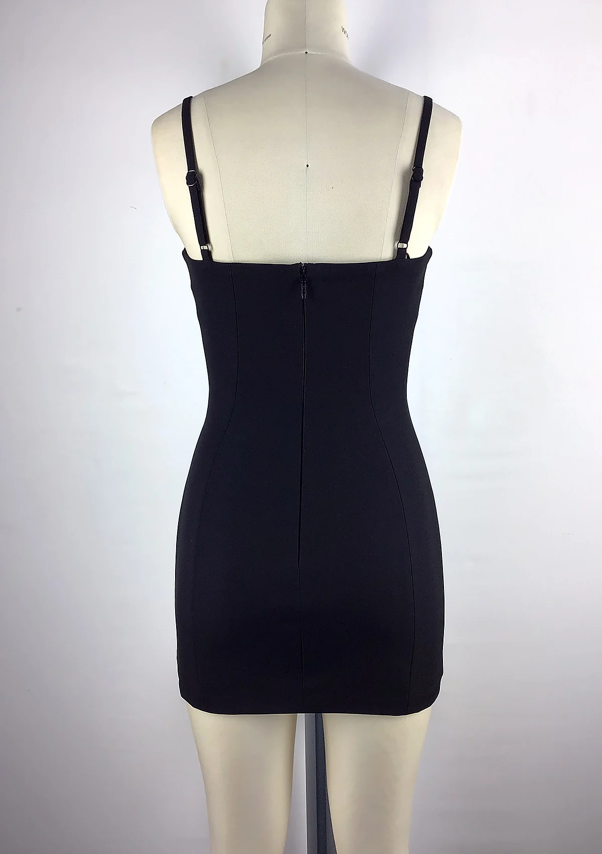Black Cutout Bandage Mini Dress